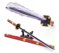 Tarcury Kit de construcción de Espada Anime Sandai Kitetsu, Katana de 99cm con Vaina y Soporte, Ideal para Cosplay, 790 Piezas - Fácil de Montar y Mostrar, Adecuado para niños y Adultos