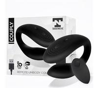 TARDENOCHE Couply Juguete para Parejas con Control Remoto USB Unibody Silicona Líquida 200 g