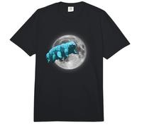 Tardígrados en el Espacio | Funny Water Bear Moon Comfort Colors Adult Heavyweight T-Shirt
