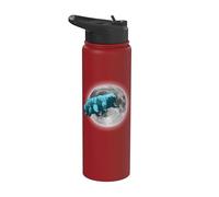 Tardígrados en el espacio | Funny Water Bear Moon Stainless Steel Insulated Water Bottle