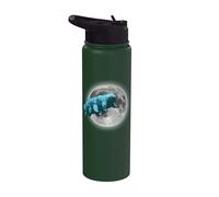 Tardígrados en el espacio | Funny Water Bear Moon Stainless Steel Insulated Water Bottle