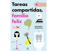 Tareas compartidas, familia feliz (Crianza)