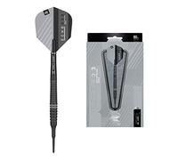 TARGET 90% Soft Tip Set Darts Echo 14-Juego de Dardos de Punta Suave de tungsteno 90% 18G, Unisex, Negro/Gris, 18 g