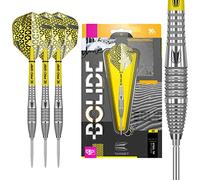 TARGET Bolide 05 22G 90% Tungsten Swiss Point Steel Tip Darts Set Dardos de Punta de Acero, Amarillo, 22 g