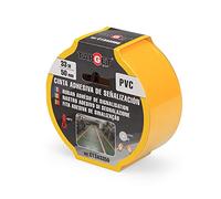 TARGET C13A3350 - Cinta de Señalización - Adhesiva - 33 Metros x 50 Milímetros - Suelos - Advertencia - Seguridad - Marcaje - Amarilla