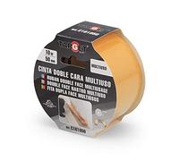 TARGET C161050 - Cinta Doble Cara - Multiusos - Moquetas - Hogar - Decoración - 10 Metros X 50 Milímetros