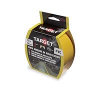 TARGET - Cinta de Señalización Adhesiva | Para Marcaje de Suelos y Objetos, Advertecia de Seguridad (AMARILLO, 33 M x 50 mm)