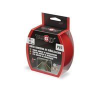 TARGET - Cinta de Señalización Adhesiva | Para Marcaje de Suelos y Objetos, Advertecia de Seguridad (ROJO, 33 M x 50 mm)