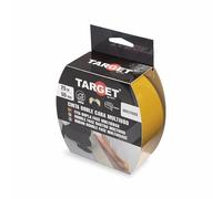 TARGET Cinta Doble Cara para Moquetas y Alfombras 25 m x 50 mm - Adhesivo Extra Fuerte para Fijación de Suelos - Antideslizante, Uso Interior