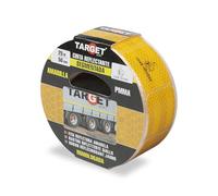 TARGET - Cinta Reflectante Homologada para Camiones - Certificación Norma EC 104R - V23 - Marcaje y Señalización (SEGMENTADA, AMARILLO)