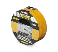 TARGET - Cinta Reflectante Homologada para Camiones - Certificación Norma EC 104R - V23 - Marcaje y Señalización (CONTINUA, AMARILLO)
