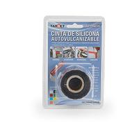 TARGET - Cinta de Silicona - Selladora - Autovulcanizable -Tuberías - Automoción - Mangueras - Cableado - 3 Metros x 25 Milímetros (NEGRO)