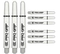 Target Darts 3 x Conjuntos de Blanco Pro Grip Spin Dardos Stems Corto - 9 in Total