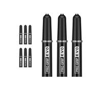 Target Darts 3 x Sets Negro Pro Grip EVO Nylon Tops Cañas de Dardos - 9 En Total
