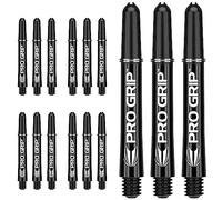 Target Darts 5 Juegos de Eje Pro Grip-15 Pulgadas en Total Cañas de Dardos, Unisex, Negro, Corto