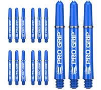 Target Darts 5 Juegos Unisex Target Pro Grip - 15 Pulgadas Total Dardos Ejes Azul, Intermedio Reino Unido