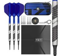 Target Darts 975 Ultra Marine 20G 97.5% Juego de Dardos de tungsteno de Punta Blanda with K-Flex