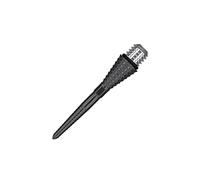Target Darts Conversion Point Swiss Point Grooved Negro 26mm Darts Points - Convertir Punta Blanda en Punta de Acero