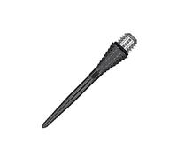 Target Darts Conversion Point Swiss Point Grooved Negro 30mm Darts Points - Convertir Punta Blanda en Punta de Acero