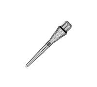 Target Darts Conversion Point Swiss Point Grooved Plata 26mm Darts Points - Convertir Punta Blanda en Punta de Acero