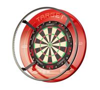 Target Darts Corona Vision Dartboard Sistema Iluminación, Negro | Anillo Luminoso LED Blanco Diana con Pies Magnéticos | Luz para Diana Que Elimina Las Sombras | Accesorios Profesionales Dardos