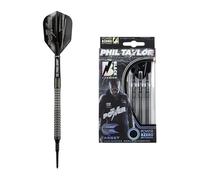 TARGET Dardos de Punta Suave Phil Taylor Power 8Zero de Titanio Darts, Negro