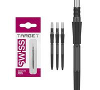 Target Darts Elysian Archetype 43 Swiss Point | 3 Paquete Set de Tips | 30MM - Negro | Cambiar Dardo Puntas, Swiss Storm Puntos, Profesionales Dardos Accesorios