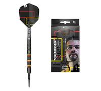 TARGET Darts Gabriel Clemens - Juego de Dardos (80% tungsteno, Punta Suave, 20 g), Color Negro, Amarillo y Rojo
