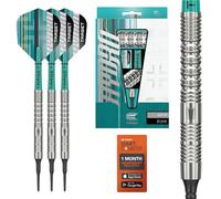 Target Darts Hydro Punta Blanda Juego de Dardos (Barril 12), 18G | Dardos con 90% de Tungsteno, Plumas Pro Ultra N.º 6, Ejes Pro Grip Tag, Puntas Pixel | Juegos de Dardos Profesionales