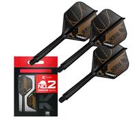 Target Darts K-Flex Cult Alas y Varillas para Dardos, .º 2 (Medio, 33mm) | Paquete de 3 Sistema Integrado Alas y Varillas Kflex, Varilla Moldeada Todo Uno | Accesorios Profesionales para Dardos