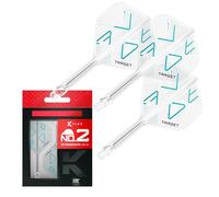 Target Darts K-Flex Rove Alas y Varillas para Dardos, N.º 2 (Intermedio, 26mm) | Paquete de 3 Sistema Integrado Alas y Varillas Kflex, Varilla Moldeada Todo Uno | Professional Dart Accessories