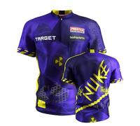 Target Darts Luke Littler Camiseta Dardos 2025, Talla: 2XL | Camiseta Dardos Hombre Campeonato del Mundo, Camiseta Dardos Adulto Cool Play Sin Cuello, Camiseta Dardos Hombre, The Nuke Player Edition