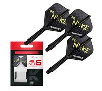 Target Darts Luke Littler K Flex Plumas y Sistema de Flecha, No.6 (Intermedio, 26mm) | Pack de 3 Plumas Kflex All In One, The Nuke Player Edition Accesorios de Dardos | Vástago Dardos K-Flex