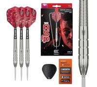 Target Darts Nathan Aspinall Generación 1 Dardos con Punta de Acero, 90% Juego de Dardos de Tungsteno, 26G | Dardos G1 Player Edition con Puntos suizos, Varillas Pro Grip, No.6 Dart Flights y SP Tool