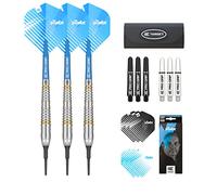 TARGET Phil Taylor-Juego de Dardos (18 g, Punta Blanda), Color Suave, Unisex, Negro, Blanco y Azul