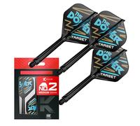 Target Darts Phil Taylor K Flex Vuelos y Sistema de Ejes, No.2 | Pack de 3 Dardos Kflex All In One,Aaccesorios de Dardos Player Edition | Vástago de Dardos K-Flex - Medio (33mm)