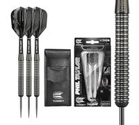 Target Darts Phil Taylor Power 8-Zero 1 Dardos con Punta de Acero Negro, Juego de Dardos 80% tungsteno, P8Z1, 21G | Dardos Player Edition con Puntos fijos | Estuche de Dardos Negros Incluido