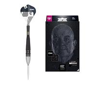 Target Darts Phil Taylor Power 9-Cinco Gen 9 95% Tungsteno Swiss Point Set de Dardos de Punta de Acero, Negro y Plateado, 22G UK