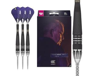 Target Darts Phil Taylor Power 9-Five Gen 10 95% Set de fléchettes Tungsten Punta Suiza Punta Acero