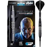 TARGET Phil Taylor Power 9-Five Gen 4 18g 95% Tungsten Soft Tip Darts Set Dardos, Generación 4, 18 g