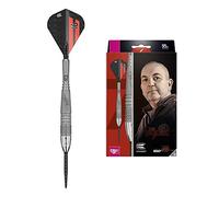Target Darts Phil Taylor Steel Tip Darts, 22G Power 9-Five G7 | 95% Tungsteno, Dardos Punta Suiza Acero, Set Edición Jugador | Accesorios Dardos Pro, Set Dardos Punta Suiza, Set Dardos Profesional