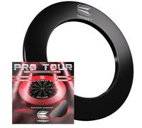 Target Darts Pro Tour - Protector de Pared para Dardos (impresión no aplicable), Color Negro