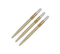 Target Darts Puntas para Dardos Swiss Point, Chrono (Juego de 3 Puntas) 26MM - Oro | Puntas para Dardos de Cambio, Puntas Swiss Storm, Accesorios Profesionales para Dardos