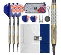 Target Darts Raymond Van Barneveld Chrono Dardos Punta Blanda, Juego de Dardos 95% Tungsteno, 20G | Incluye Funda para Dardos Takoma y Accesorios para Dardos Profesionales, Dardos Punta Pixel