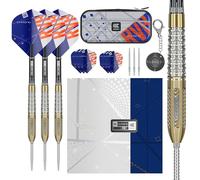 Target Darts Raymond Van Barneveld Chrono Dardos Punta de Acero Punta Suiza, Juego de Dardos 95% Tungsteno, 21G | Incluye Estuche Takoma Dardos, Plumas Extra Herramienta para Puntas Suizas.