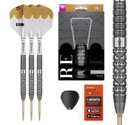 Target Darts Redux 90% Juego de Dardos con Punta de Acero Suizo de Tungsteno (Barrel 01), 22G | Pro Ultra No.6 Flights y Varillas Pro Grip Tag, Puntas DX Gold y SP Herramienta