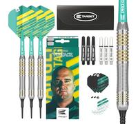 Target Darts Rob Cross 18G Juego de Dardos de Punta Blanda de latón
