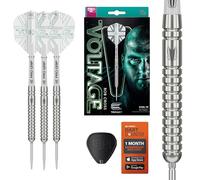 Target Darts Rob Cross Generación 1 Dardos con Punta de Acero, Juego de Dardos 90% tungsteno, 21G | Dardos G1 Player Edition con Puntos suizos, Varillas Pro Grip, No.6 Dart Flights y SP Tool