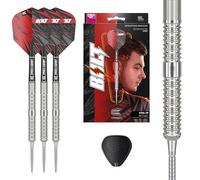 Target Darts Sebastian Bialecki Gen 1 Dardos Punta Acero Punta Suiza, Dardos 90% Tungsteno, 22G | Dardos Punta Acero Generación 1 Bialecki, Juego de Dardos Edición Jugador Punta Suiza