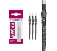 Target Darts Signature Swiss Point TRB | 3 Paquete Set de Tips | 30MM/35MM/42MM - Oro/Plata/Negro | Cambiar Dardo Puntas, Swiss Point Tecnología, Profesionales Dardos Accesorios